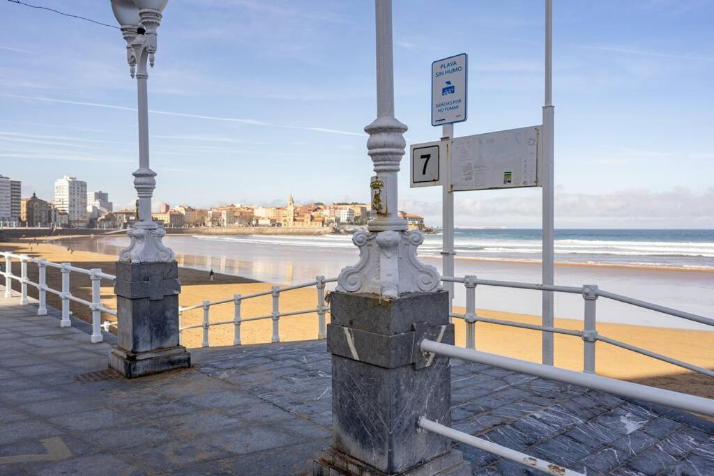 Ferienwohnung Escalera 7 Gijón Exterior foto